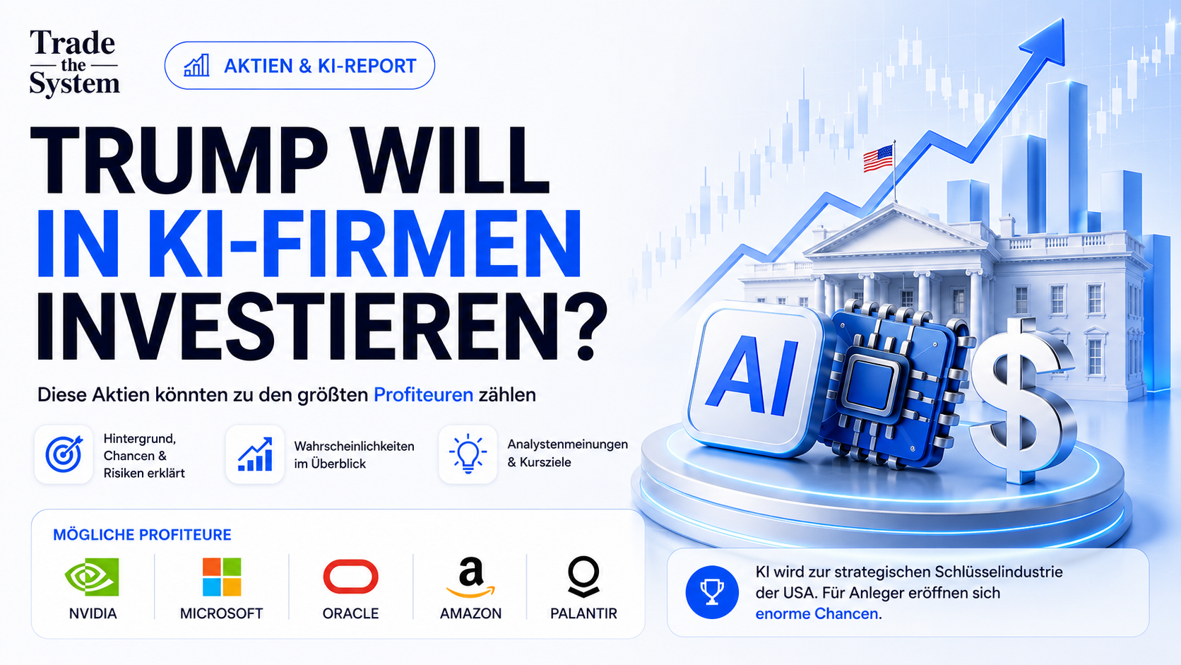 Trump, OpenAI & Anthropic: Welche KI-Aktien jetzt besonders spannend werden könnten